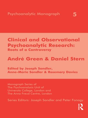 cover image of Clinical and Observational Psychoanalytic Research